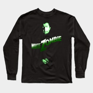 White Zombie Design Long Sleeve T-Shirt